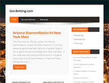 Tablet Screenshot of get-betting.com